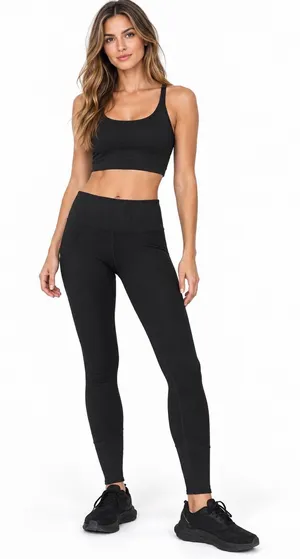 ALO High-Waist Alosoft Lounge Legging in Black Size L thumbnail 1
