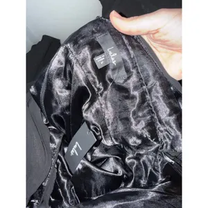 NWT Lulus SZ Large Amazing Evening Black Tiered Maxi Dress Formal Special Event thumbnail 4