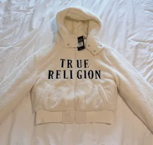 True Religion Cropped Jacket White thumbnail 1