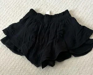 NWT Aerie Black Flowy Skirt Size Small thumbnail 1