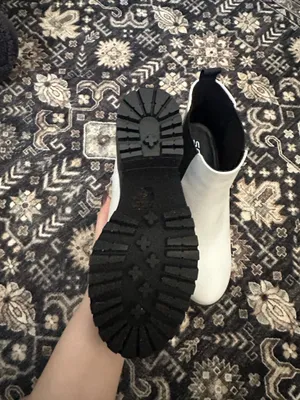 Soda white ankle boots thumbnail 4