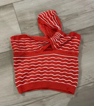 Shein Knit One-Shoulder Crop Top thumbnail 1