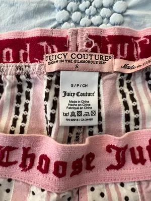 Juicy Couture Pink Sleep Pants thumbnail 2