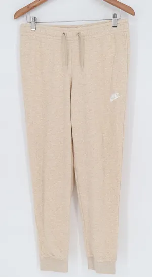 Nike Womens Sportswear Joggers Oatmeal Heather Fleece Sweatpants Medium BKA 41 thumbnail 1