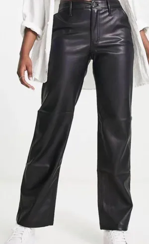 Hollister Ultra High Rise Leather Pants thumbnail 1