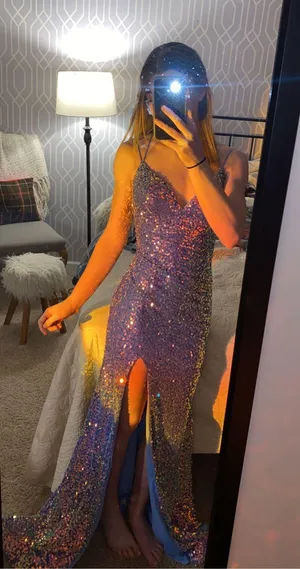 Amarra Prom Dress Purple Size 00 thumbnail 1