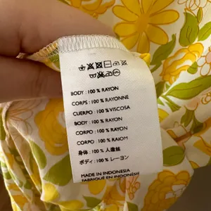 Faithfull The Brand Jean-Marie Yellow Floral Midi Dress Size 6/M thumbnail 7