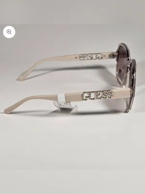Guess GO00091 45F Butterfly Sunglasses Nude Frame Brown Gradient Lens 57mm NWT thumbnail 6
