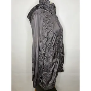 Lole Women Gray DWR Water Repellent Hooded Windbreaker Jacket Size Medium 10-12 thumbnail 5