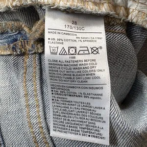 NWT Old Navy High Rise Barrel Leg Jeans Two Tone Blue‎ Denim Retro Plus Size 28 thumbnail 7