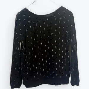Vans Black Lightning Bolt Sweatshirt thumbnail 2