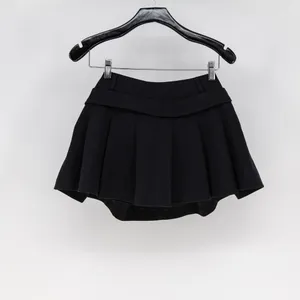 Oh Poly Women's School Girl Pleated Mini Skirt Black 4 thumbnail 4
