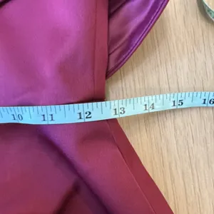 Anthropologie Keepsake Strapless Mini Cocktail Party Dress Red Plum XS 2860 thumbnail 11