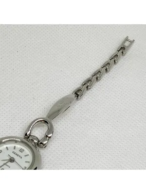 Geneva women’s silver tone watch quartz analog 22mm adjustable running thumbnail 4