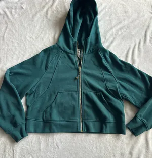 Lululemon Scuba Oversized Full-Zip Hoodie Storm Teal / Gold thumbnail 2
