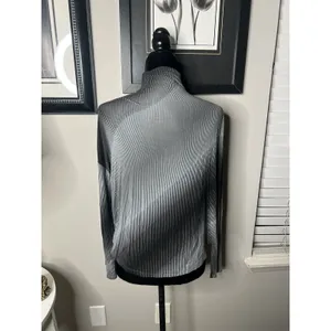 Babaton long‎ sleeve Turtleneck Top XS Black,grey. thumbnail 2