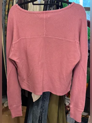 NWT Free People We The Free Jess Long Sleeve - orchid combo - medium thumbnail 10