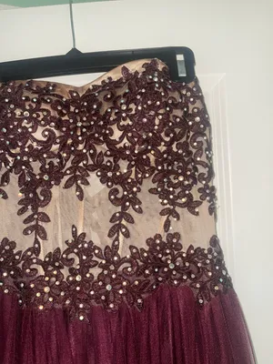 Blondie Nites Strapless Prom Dress thumbnail 3
