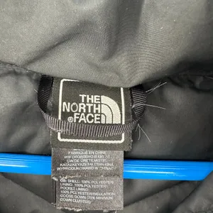 The North Face Size Small Women's Puffer Coat‎ Black Goose Down Filled Hooded thumbnail 3