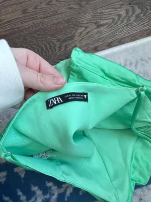 Green ZARA Top thumbnail 3