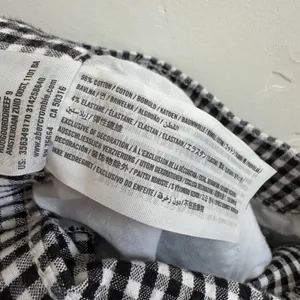 Hollister | NWT Gingham Crop Tank & High-Rise Pants Set in‎ Black White thumbnail 10