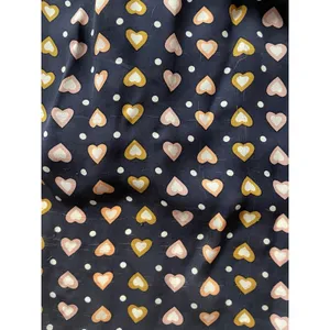 J. Crew Dark Navy Heart Print Blouse Size 4 thumbnail 9