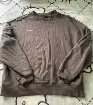 White Fox Boutique Grey Crewneck thumbnail 1