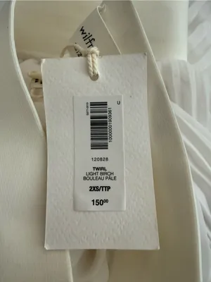 ARITZIA Wilfred Twirl Skirt Light Birch White Size XXS thumbnail 6