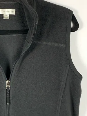 Cutter & Buck Fleece Vest Women Petite Small Black Full Zip Golf Outdoor thumbnail 3
