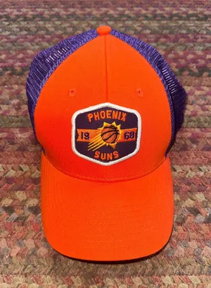 Phoenix Suns Orange & Purple Trucker Hat NBA thumbnail 1