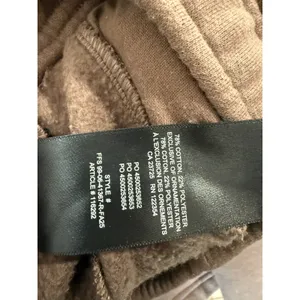 Aritzia Tna Sweatfleece Mega Fit Brown Wide Leg Sweatpants Womens Large 116292‎ thumbnail 7