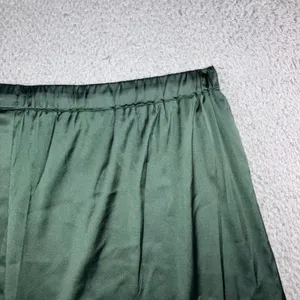 Old Navy Satin Pajama Shorts Womens XXL Green Minimalist Drawstring Sleepwear thumbnail 13