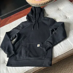 Carhartt Relaxed Fit Black Hoodie Size Small (4-6) thumbnail 1