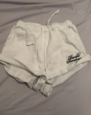 PacSun Sweat Shorts White  thumbnail 1