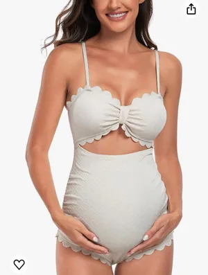 EastElegant Back Tied Maternity One Piece Swimwear thumbnail 2