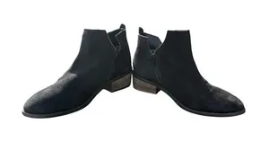 Diba Trus Black Suede Booties Women's Size 10‎ thumbnail 1
