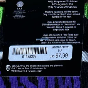 🌟3 for $21🌟 WB beetlejuiceice socks thumbnail 4