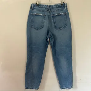 Good American Good Mom Jeans 6/28 High Rise Tapered Leg thumbnail 5