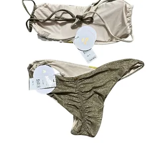 New. PQ gold metallic teeny bikini. Retails $154 thumbnail 6