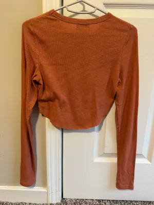 White Fox Cropped Long Sleeve thumbnail 2
