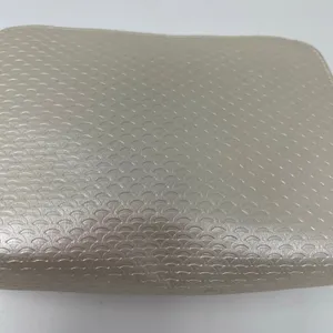 BVLGARI pearly gold tone toiletry travel zip bag thumbnail 5