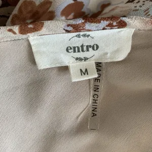 Entro Dress Medium Brown Long Sleeve Boho Festival Cottagecore thumbnail 6
