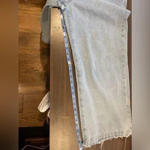 Princess Polly Wide Straight Leg Jeans Size 6 Light Wash thumbnail 8