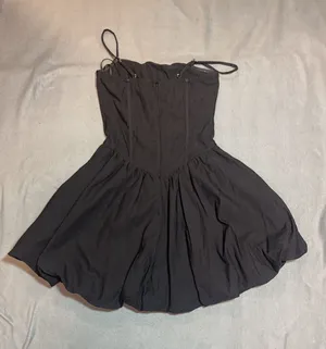 Julia by Love J Black Corset Style Mini Dress Size S thumbnail 5