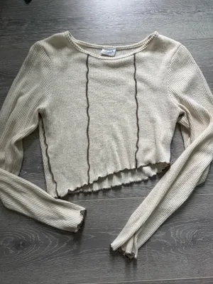 Asymmetrical long sleeve White thumbnail 4