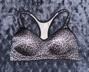 PINK Yoga leopard-print bra M thumbnail 1