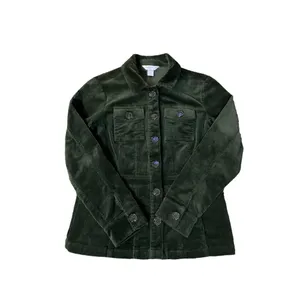 Christopher Banks Jacket Womens S Used Green Corduroy thumbnail 5