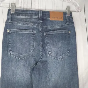 Judy Blue Straight Leg Dark Wash Jeans thumbnail 8