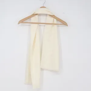 Stefano Scarf Unisex One Size Cream Paisley Damask Eyelash Fringe Good thumbnail 4