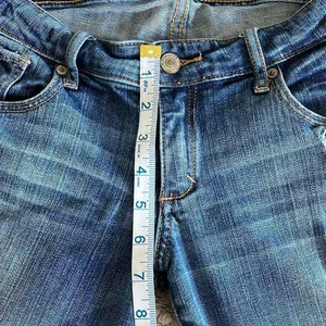 Abercrombie and Fitch Denim Jeans. Size 4R Distressed, medium wash‎ thumbnail 5
